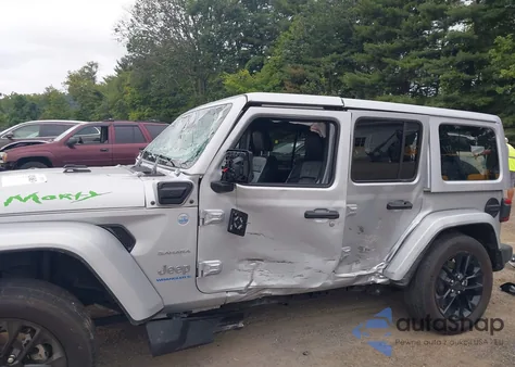 2024 Jeep Wrangler 4Xe Sahara 4Xe from USA, damaged, VIN 1C4RJXP64RW148427